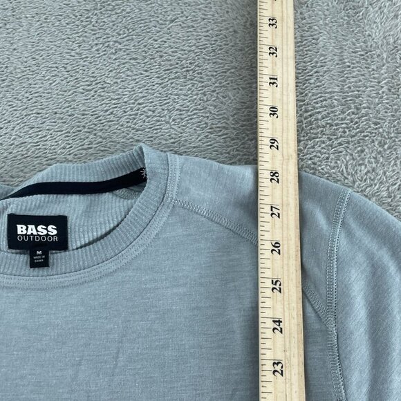 Bass Outdoor Quarry Gray LS Utili-Tee Long Sleeve Shirt M NWT 4707 - Picture 7 of 10